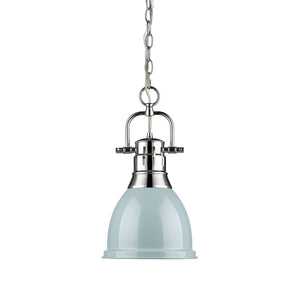 Golden - 3602-S CH-SF - One Light Pendant - Duncan CH - Chrome