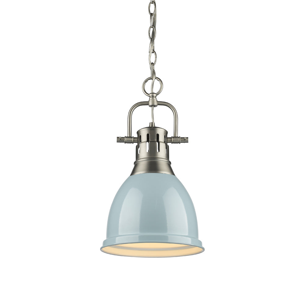 Golden - 3602-S PW-SF - One Light Pendant - Duncan PW - Pewter