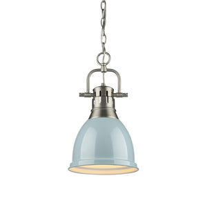 Golden - 3602-S PW-SF - One Light Pendant - Duncan PW - Pewter