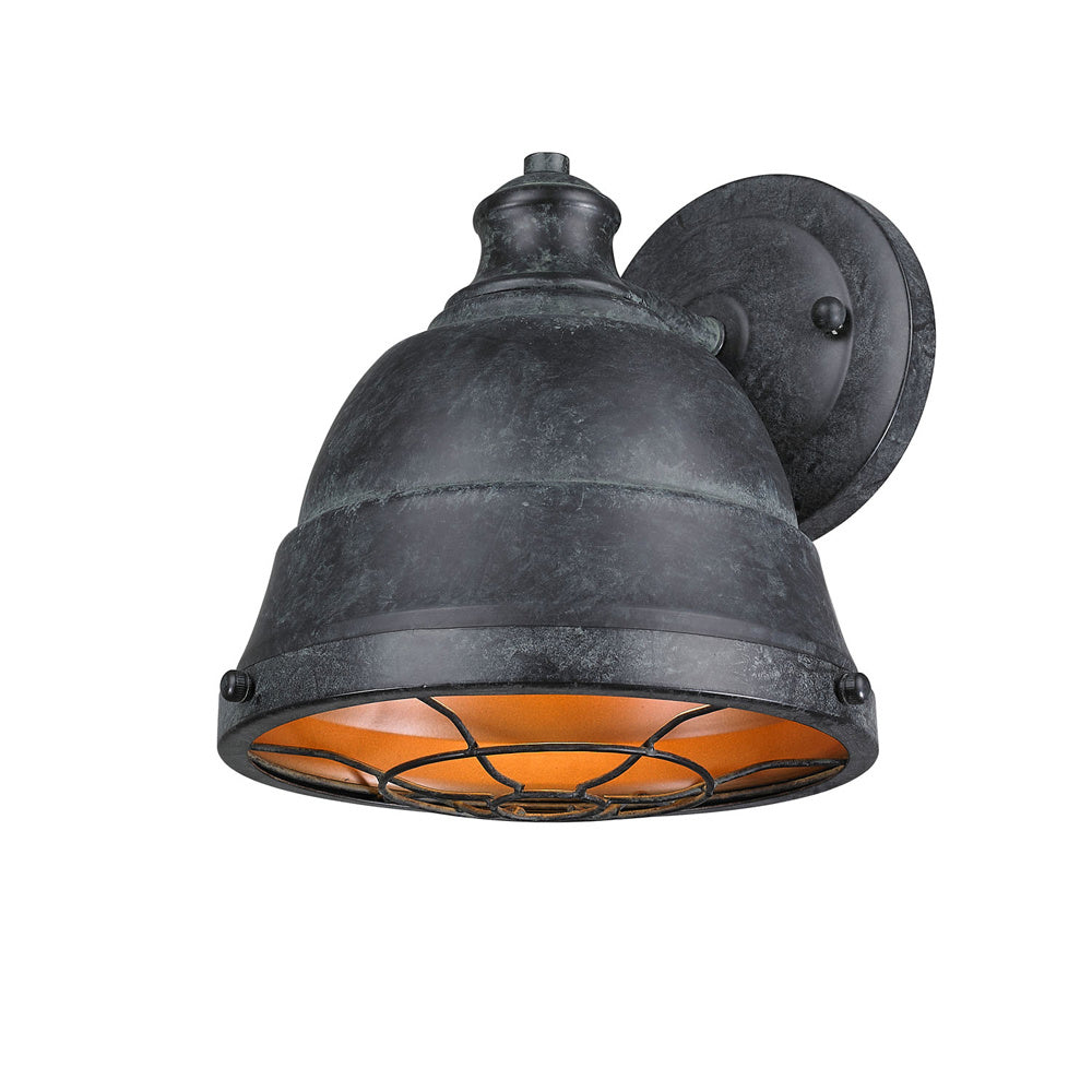 Golden - 7312-1W BP - One Light Wall Sconce - Bartlett BP - Black Patina