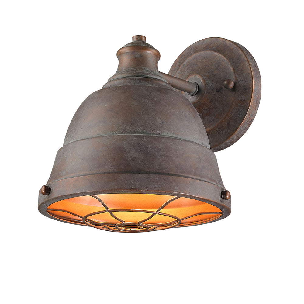 Golden - 7312-1W CP - One Light Wall Sconce - Bartlett CP - Copper Patina