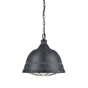 Golden - 7312-L BP - Two Light Pendant - Bartlett BP - Black Patina