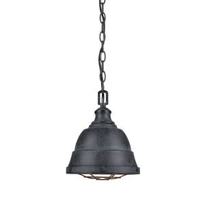 Golden - 7312-S BP - One Light Mini Pendant - Bartlett BP - Black Patina