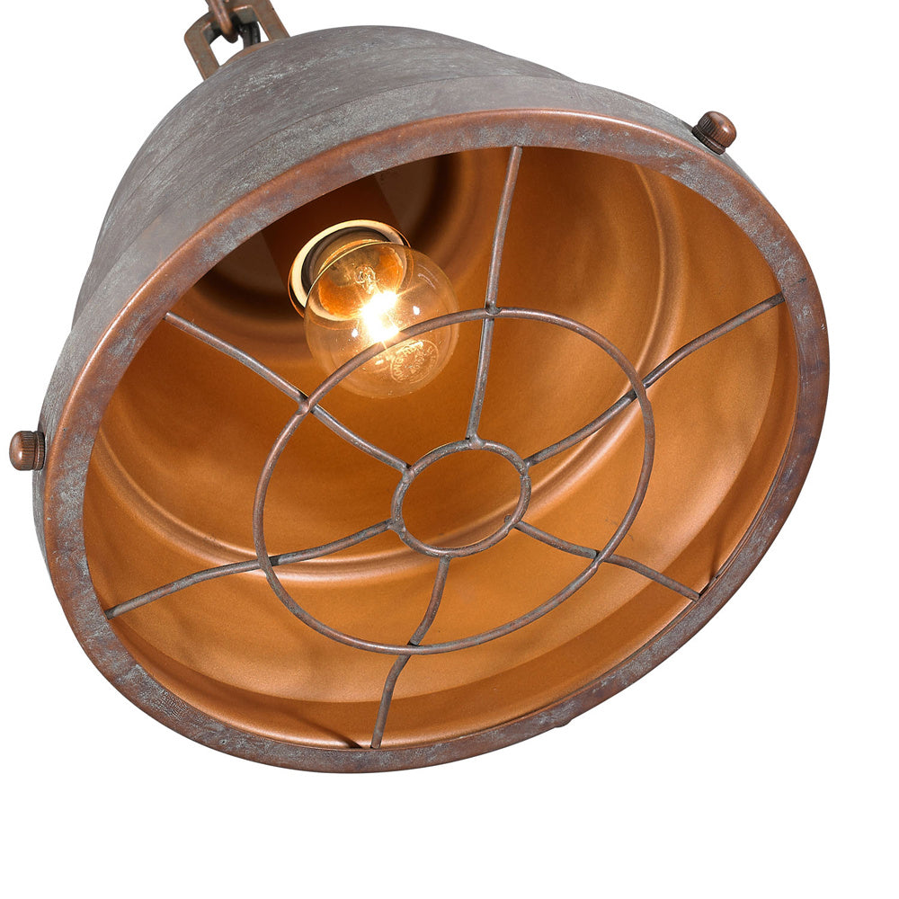 Golden - 7312-S CP - One Light Mini Pendant - Bartlett CP - Copper Patina