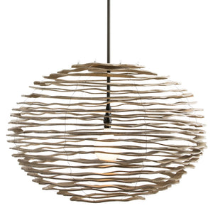 Arteriors - 45101 - One Light Pendant - Rook - Natural