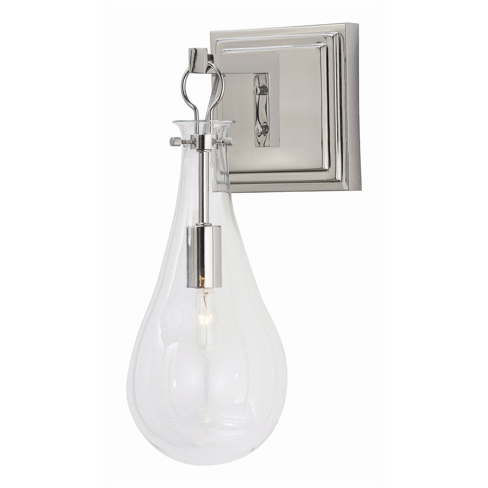 Arteriors - 49984 - One Light Wall Sconce - Sabine - Polished Nickel