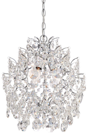 Minka-Lavery - 3150-77 - Three Light Mini Chandelier - Isabella's Crown - Chrome