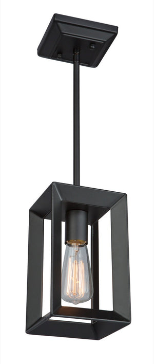 Artcraft - AC10061 - One Light Pendant - Vineyard - Matte Black