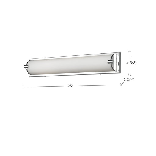 Kuzco Lighting - 601464CH-LED - LED Vanity - Charlotte - Chrome