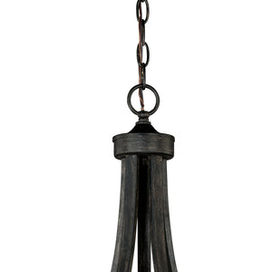 Vaxcel - H0135 - Five Light Chandelier - Halifax - Black Walnut