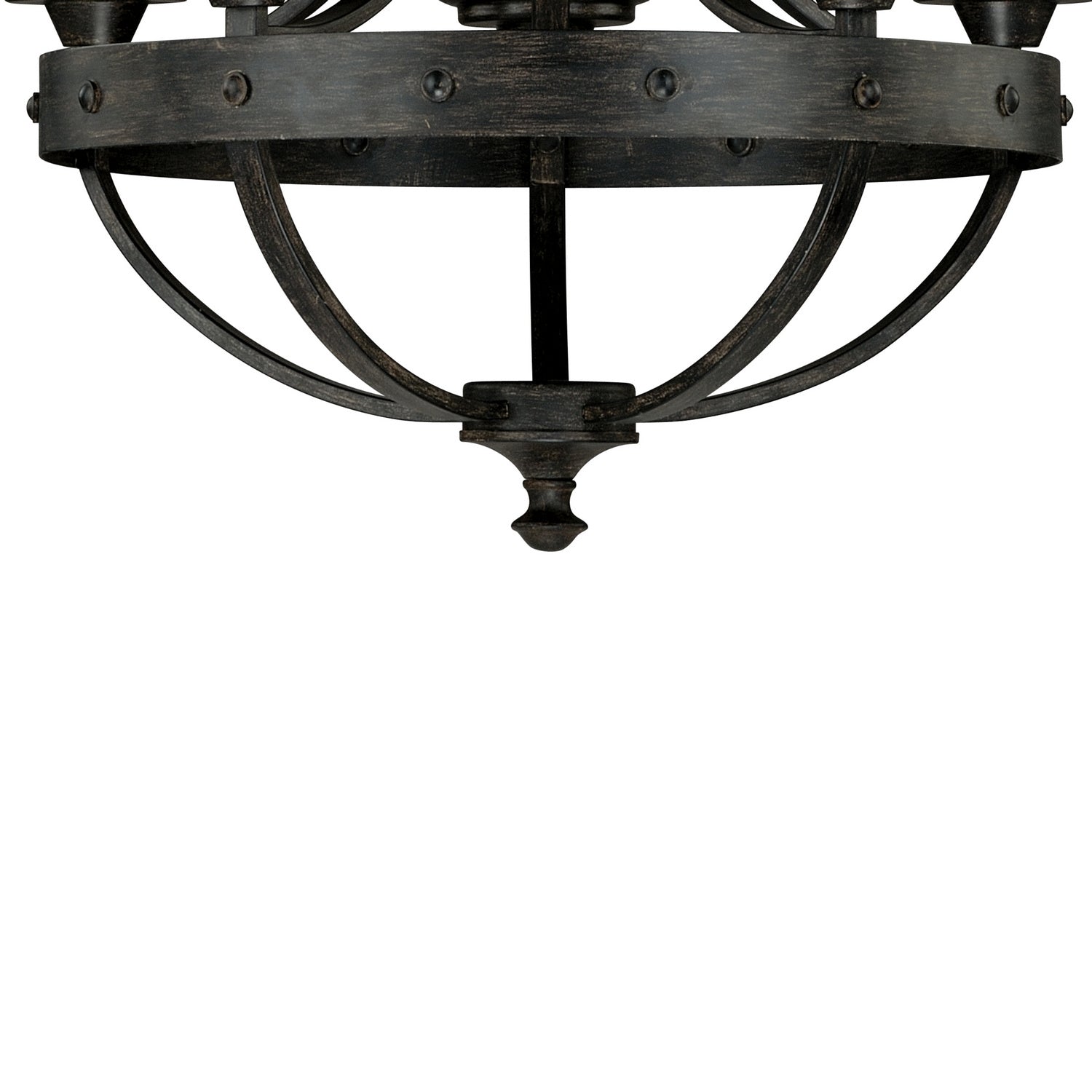 Vaxcel - H0135 - Five Light Chandelier - Halifax - Black Walnut