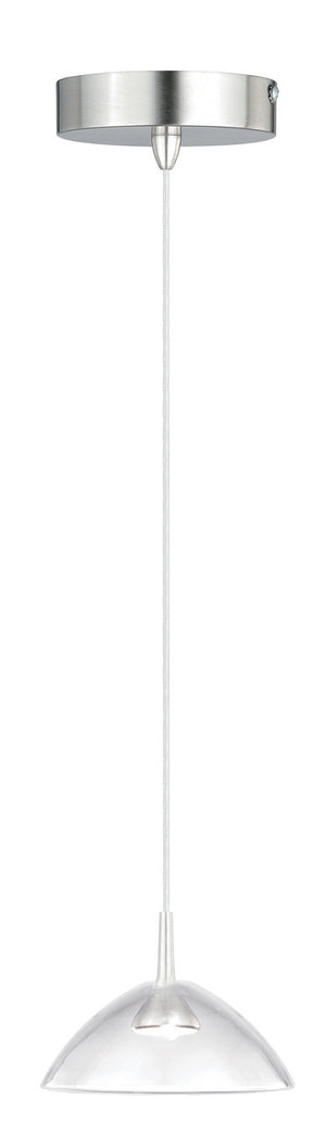 Vaxcel - P0158 - LED Mini Pendant - Swell - Satin Nickel