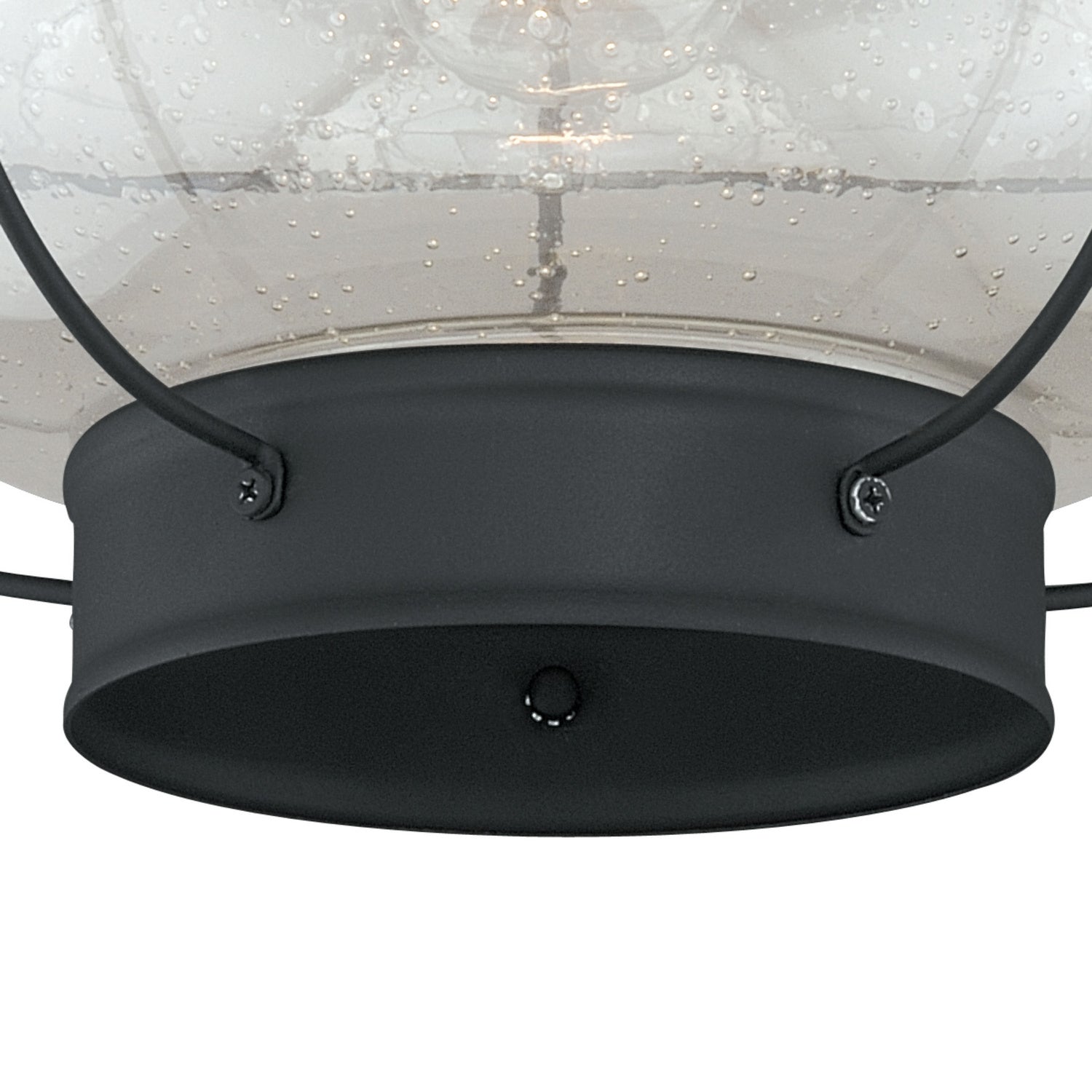 Vaxcel - T0144 - One Light Outdoor Semi Flush Mount - Chatham - Textured Black