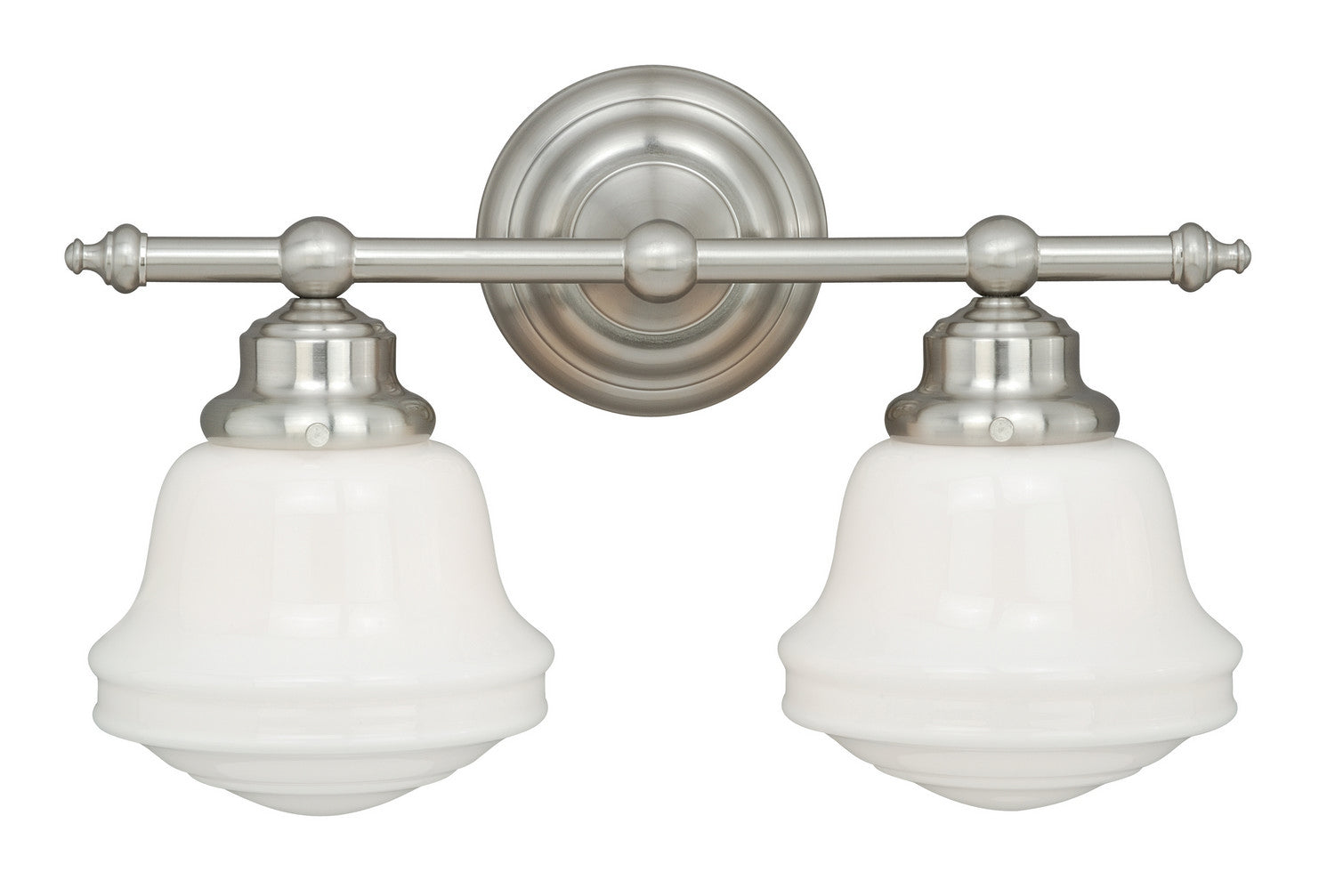 Vaxcel - W0169 - Two Light Vanity - Huntley - Satin Nickel