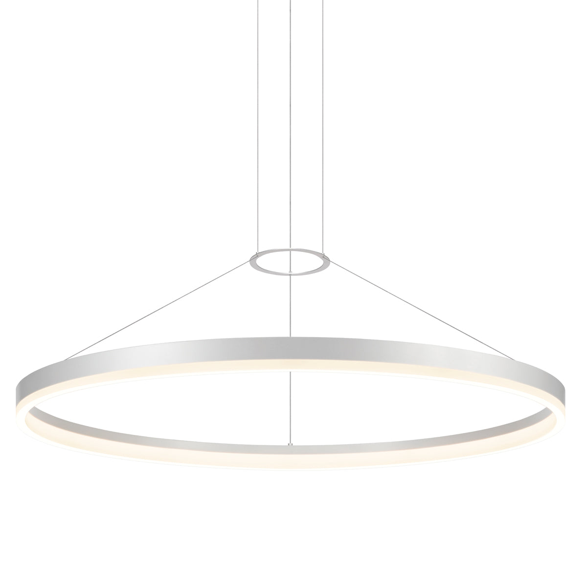 Sonneman - 2318.16 - LED Pendant - Corona - Bright Satin Aluminum