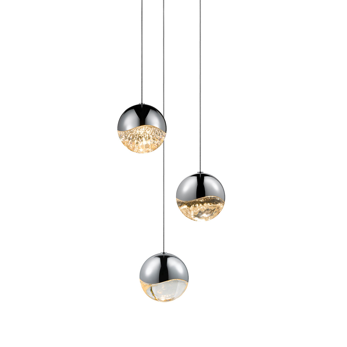 Sonneman - 2914.01-LRG - LED Pendant - Grapes - Polished Chrome