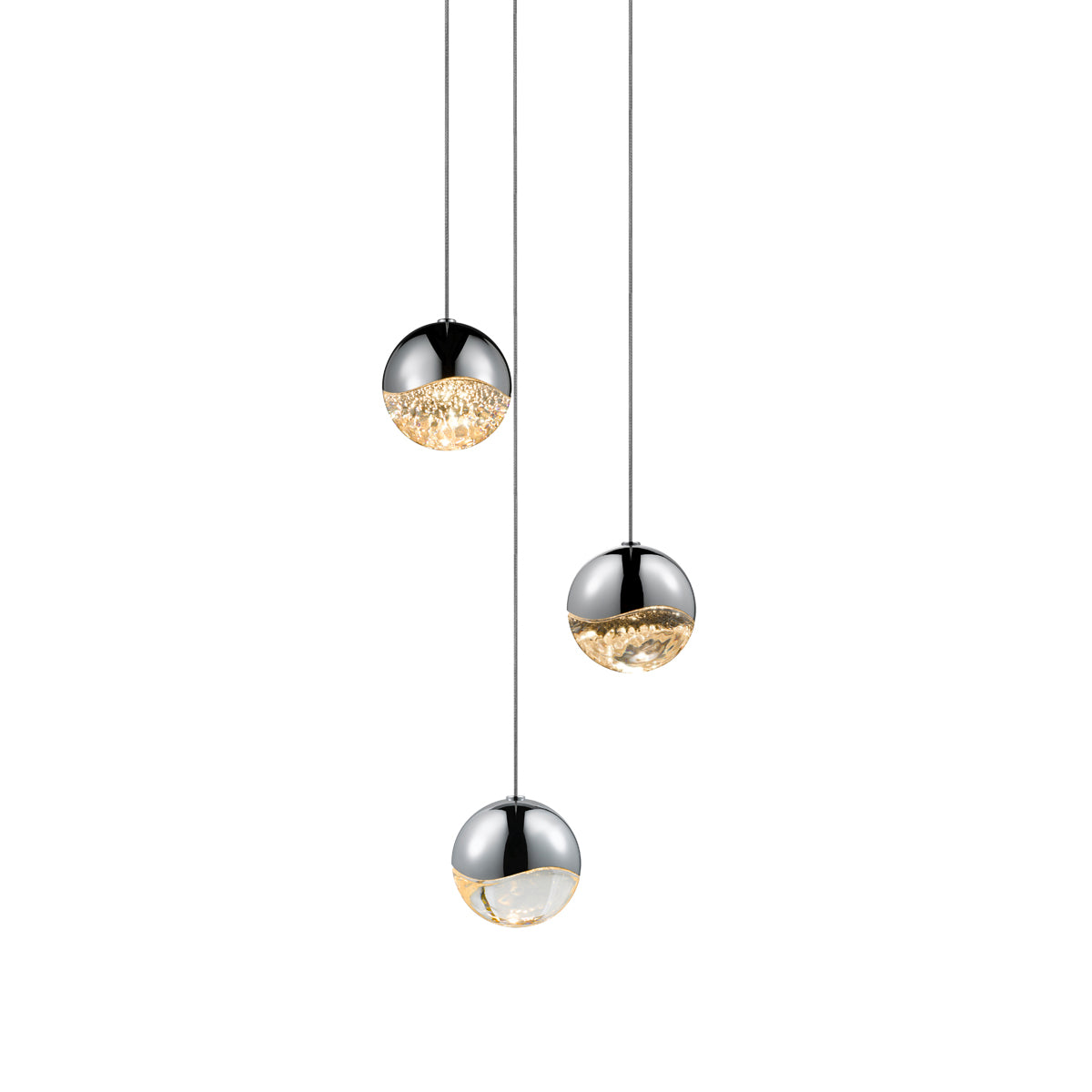 Sonneman - 2914.01-MED - LED Pendant - Grapes - Polished Chrome