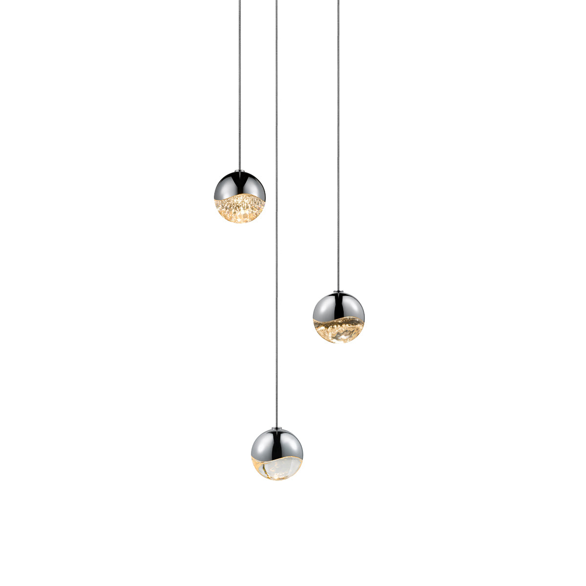 Sonneman - 2914.01-SML - LED Pendant - Grapes - Polished Chrome