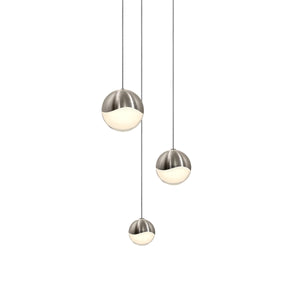 Sonneman - 2914.13-AST - LED Pendant - Grapes - Satin Nickel