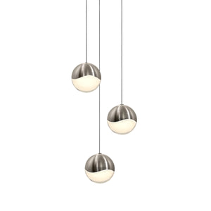 Sonneman - 2914.13-LRG - LED Pendant - Grapes - Satin Nickel