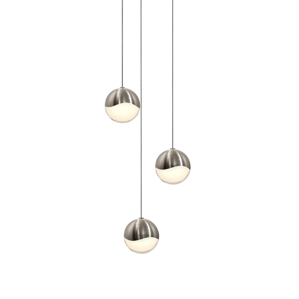 Sonneman - 2914.13-MED - LED Pendant - Grapes - Satin Nickel