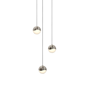 Sonneman - 2914.13-SML - LED Pendant - Grapes - Satin Nickel