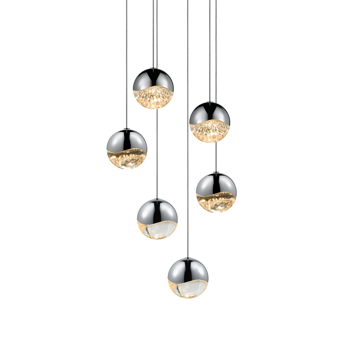 Sonneman - 2915.01-MED - LED Pendant - Grapes - Polished Chrome