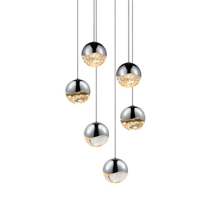 Sonneman - 2915.01-MED - LED Pendant - Grapes - Polished Chrome