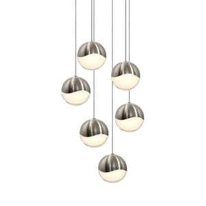 Sonneman - 2915.13-LRG - LED Pendant - Grapes - Satin Nickel