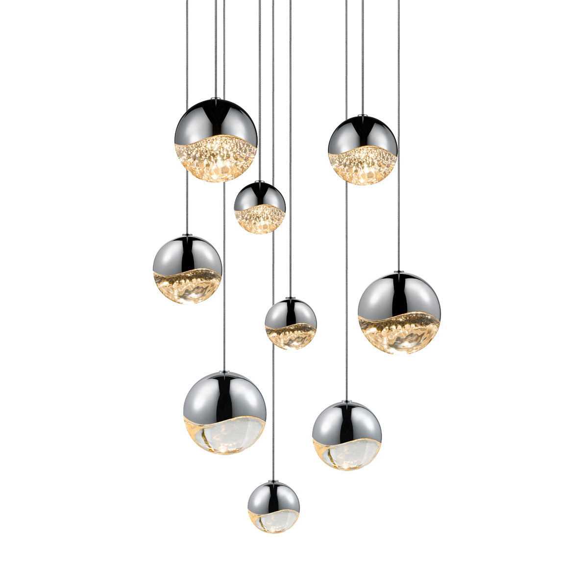 Sonneman - 2916.01-AST - LED Pendant - Grapes - Polished Chrome