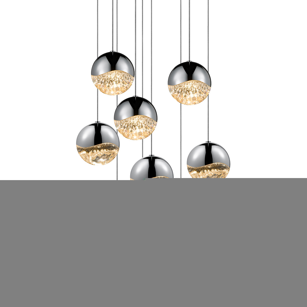 Sonneman - 2916.01-LRG - LED Pendant - Grapes - Polished Chrome