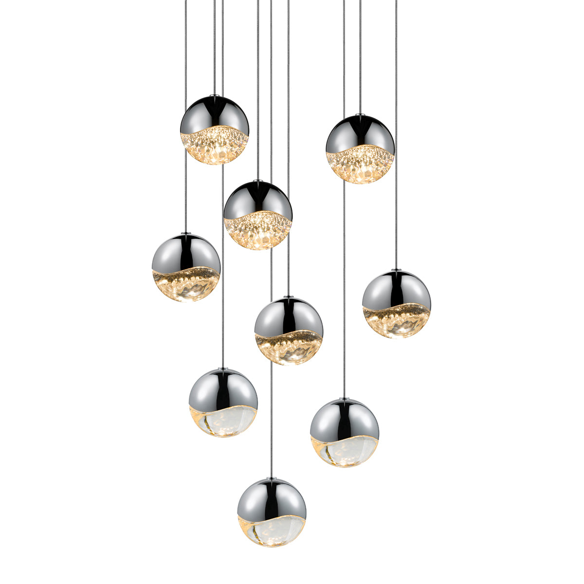 Sonneman - 2916.01-MED - LED Pendant - Grapes - Polished Chrome