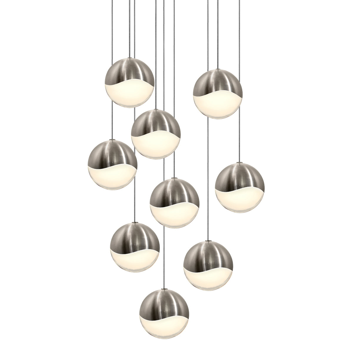 Sonneman - 2916.13-LRG - LED Pendant - Grapes - Satin Nickel