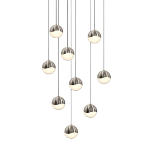 Sonneman - 2916.13-SML - LED Pendant - Grapes - Satin Nickel