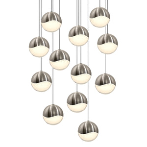 Sonneman - 2917.13-LRG - LED Pendant - Grapes - Satin Nickel