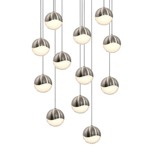 Sonneman - 2917.13-MED - LED Pendant - Grapes - Satin Nickel