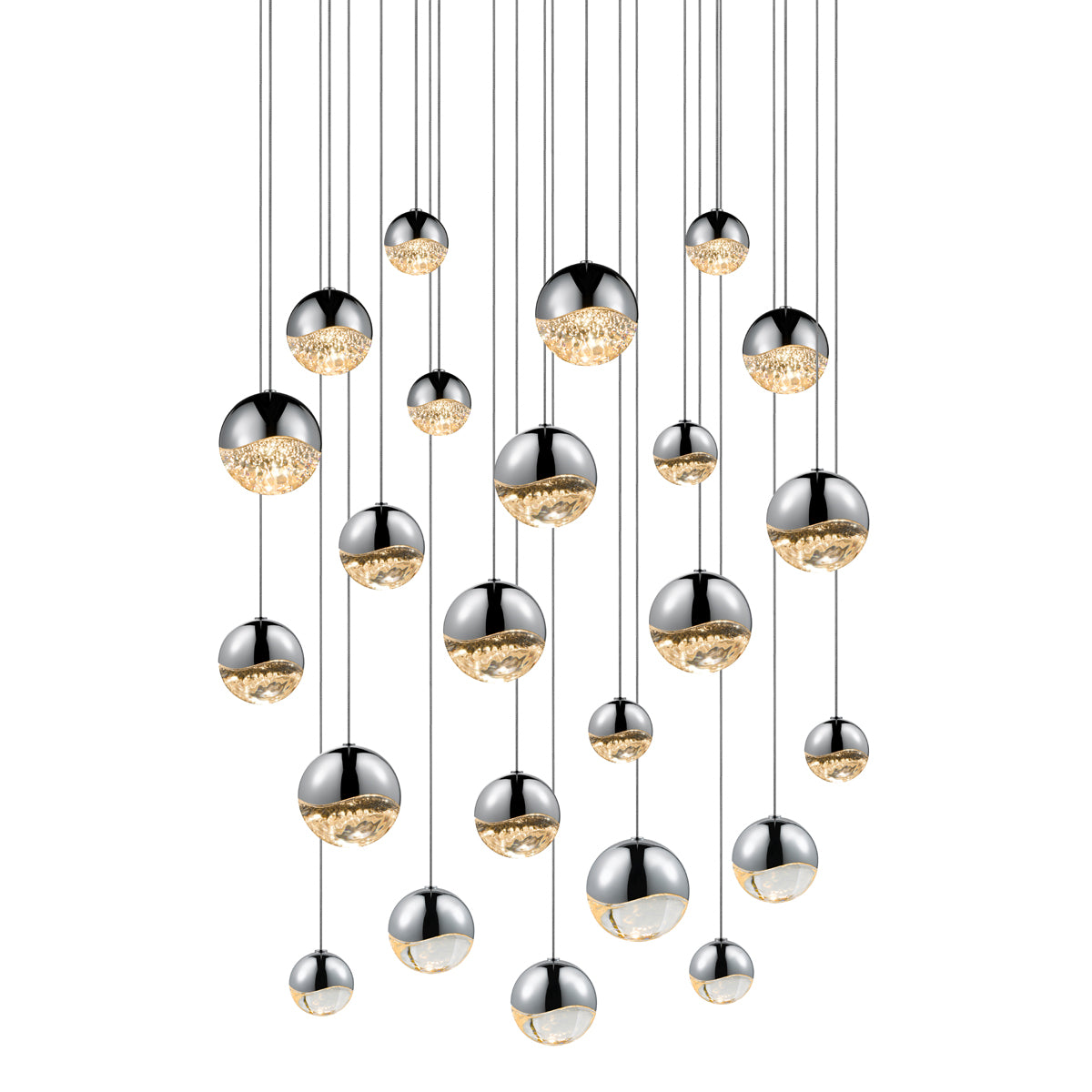 Sonneman - 2918.01-AST - LED Pendant - Grapes - Polished Chrome