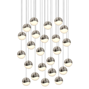 Sonneman - 2918.13-LRG - LED Pendant - Grapes - Satin Nickel