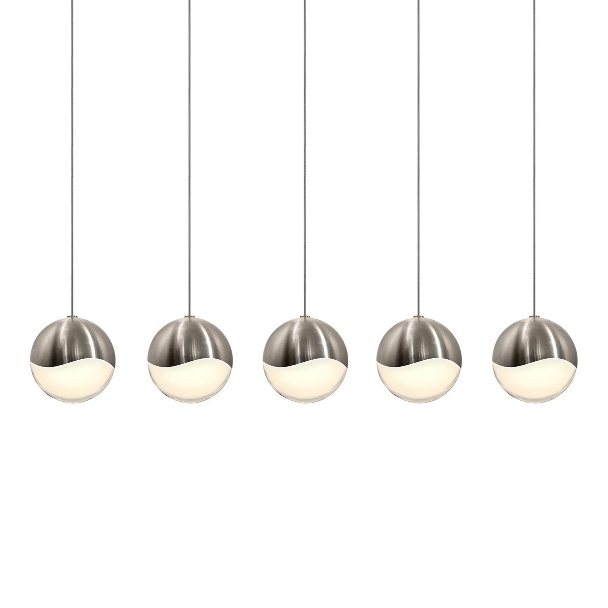 Sonneman - 2921.13-LRG - LED Pendant - Grapes - Satin Nickel