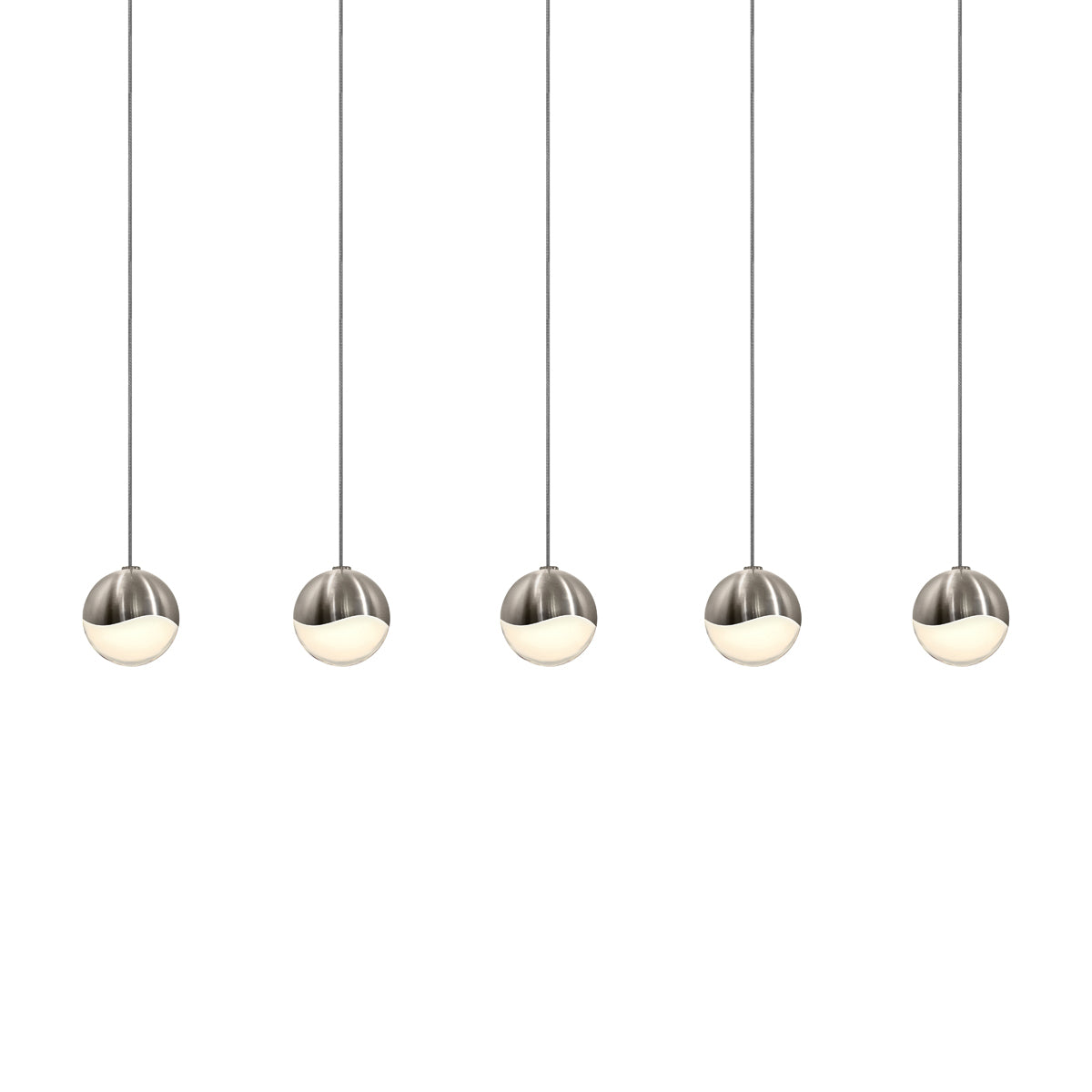 Sonneman - 2921.13-SML - LED Pendant - Grapes - Satin Nickel