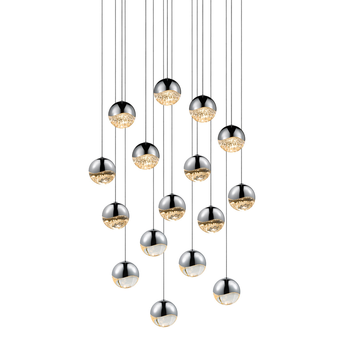 Sonneman - 2923.01-MED - LED Pendant - Grapes - Polished Chrome