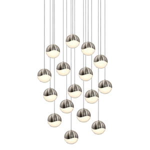 Sonneman - 2923.13-LRG - LED Pendant - Grapes - Satin Nickel