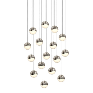 Sonneman - 2923.13-MED - LED Pendant - Grapes - Satin Nickel
