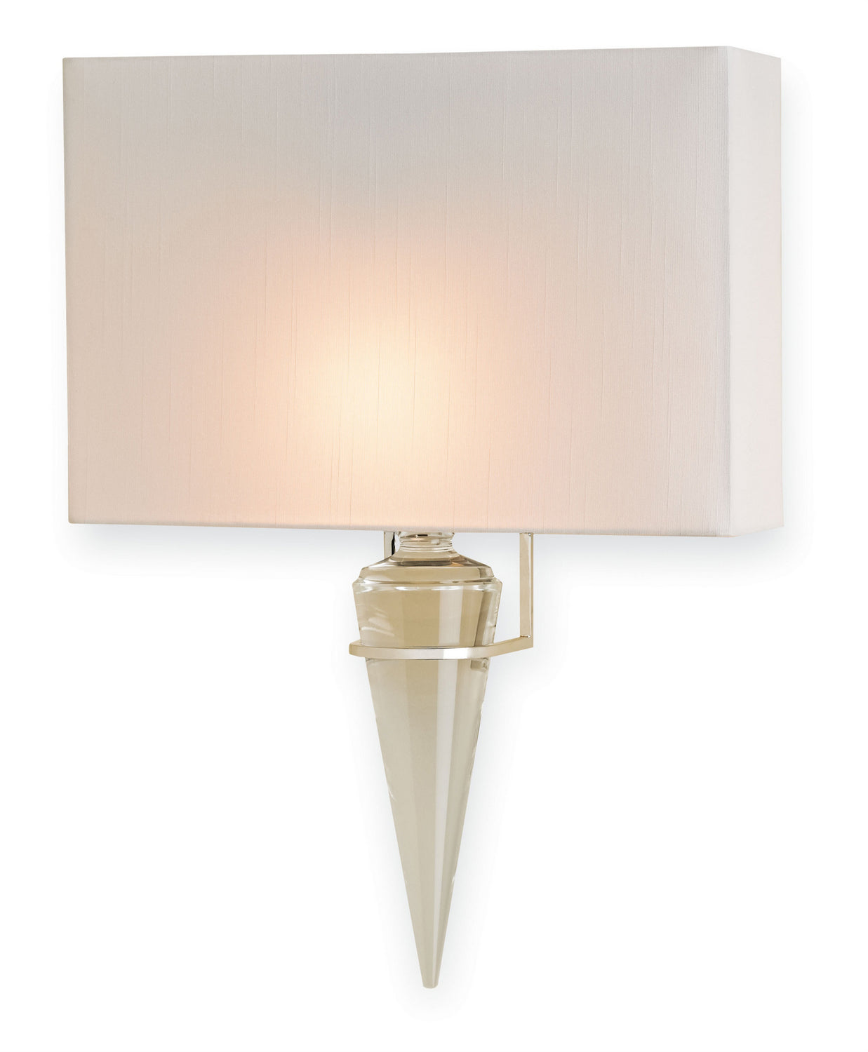 Currey and Company - 5204 - One Light Wall Sconce - Larsen - Polished Nickel