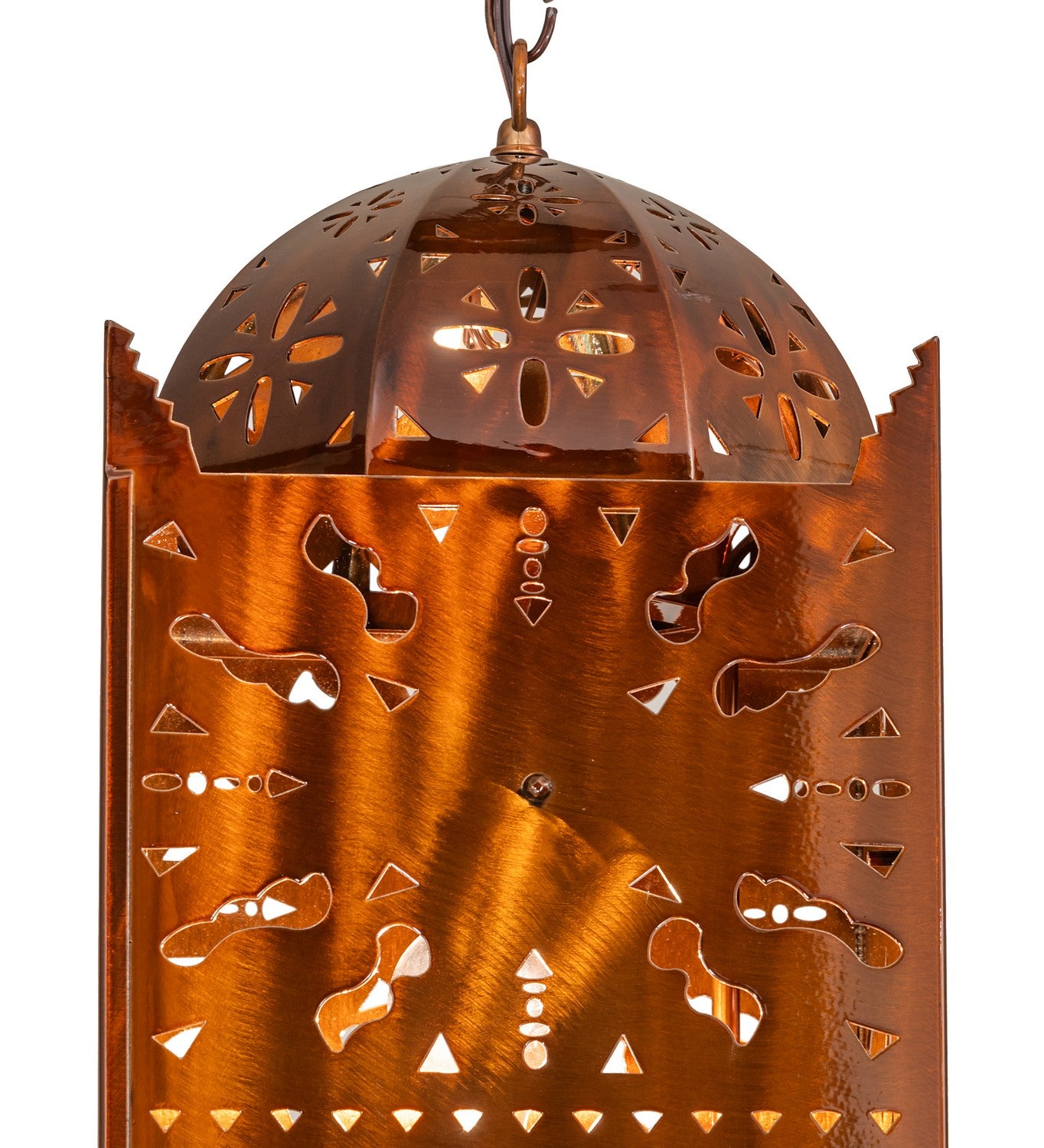 Meyda Tiffany - 49971 - Two Light Pendant - Moroccan - Transparent Copper