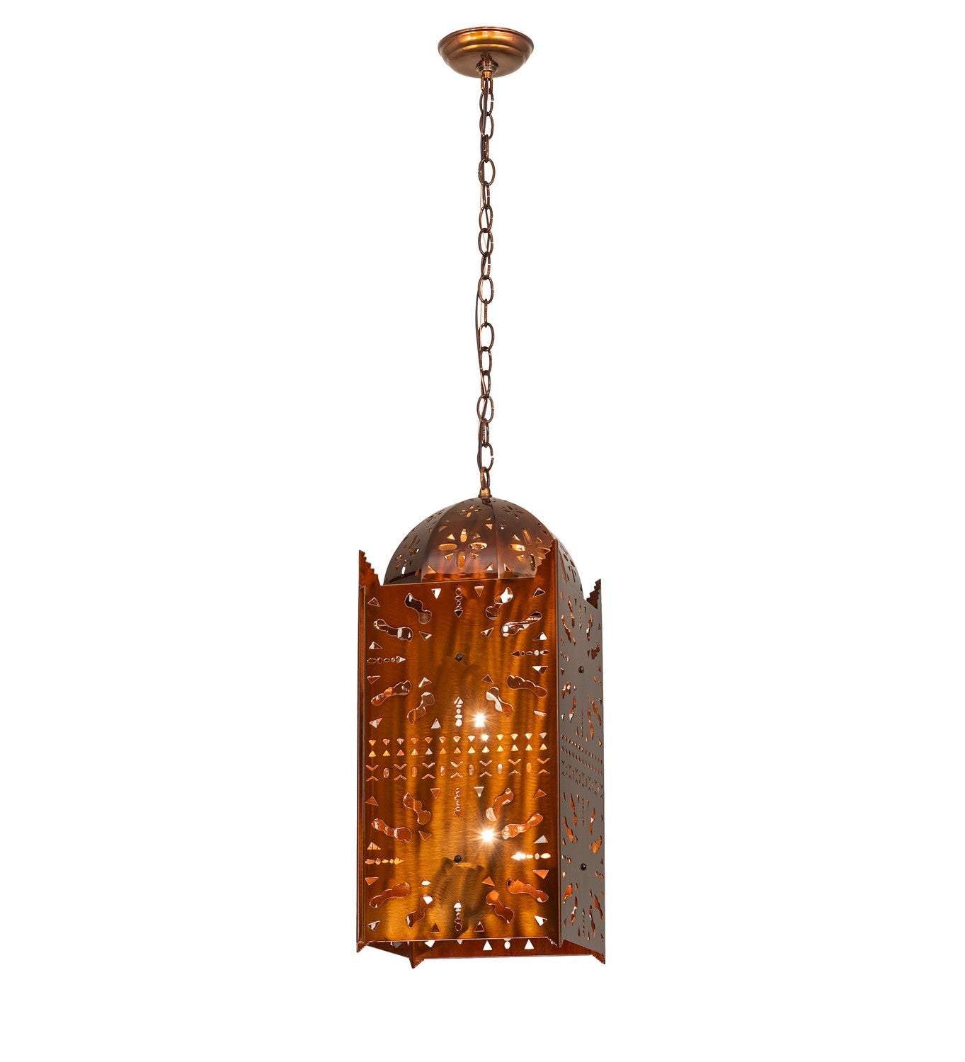 Meyda Tiffany - 49971 - Two Light Pendant - Moroccan - Transparent Copper