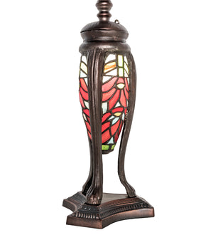 Meyda Tiffany - 65896 - 25"Table Lamp - Tiffany Poinsettia - Mahogany Bronze