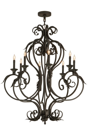 Meyda Tiffany - 120434 - Eight Light Chandelier - Josephine - Oil Rubbed Bronze