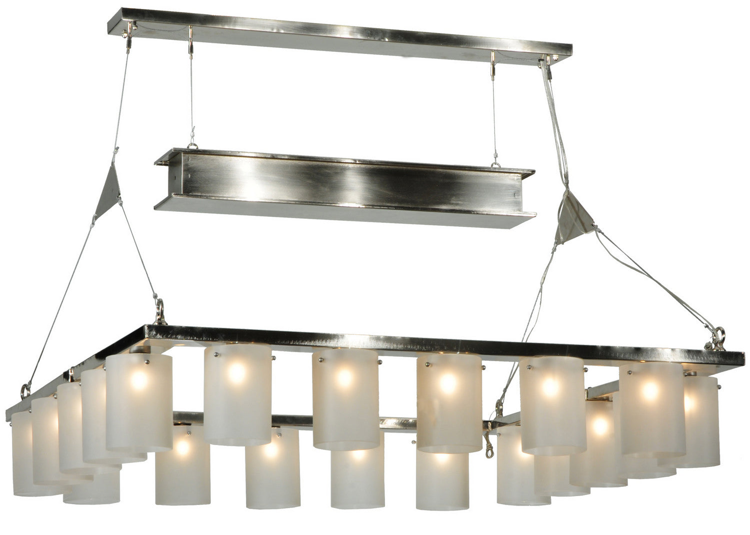 Meyda Tiffany - 132325 - 20 Light Chandelier - Counter Weight - Brushed Nickel