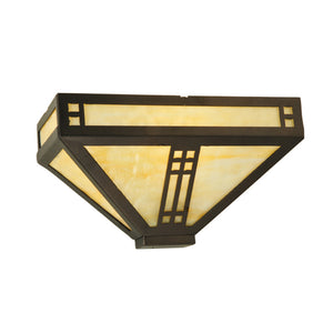 Meyda Tiffany - 132665 - One Light Wall Sconce - Prairie Loft - Mahogany Bronze